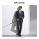 Brloote / Barout Men's Costumes Business Casual Men's Wain's Suit Veste Veste d'automne Gray 165 / 88A