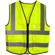 Aoichi Reflective Vest Vest Work Clothes Customized Logo Printing Construction Site Property Takeaway Road Administration and Sanitation Worker Clothing Pocket Style Red One Size