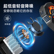 Wise Nation [Three-speed cooling | Temperature digital display] Mobile phone radiator semiconductor refrigeration ice-sealed back clip air-cooled cooling chicken-eating artifact King Yuanshen suitable for Apple Black Shark Red Magic