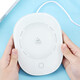 MAKE JOY 55 degree warm cup health cup constant temperature coaster self-insulating base hot milk heater household electric hot water cup health cup birthday gift oval coaster 0L