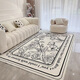Gu Die Modern Simple Living Room Carpet French Bedroom Cream Carpet Ins Style 2023 New Cloakroom Secret Garden 200CM 300CM Soft Skin Friendly Odorless Ring