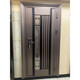 Zhuolan stainless steel Korean door household ventilation door middle door single-open anti-theft door ventilation double door sincere model 980x2200mm