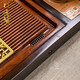 Chengyun Shangzun whole piece ebony rosewood solid wood Kung Fu tea set home simple living room Chinese tea tray fully automatic one classmate G9+ jade glass