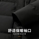 Snow Flying 90 velvet mid-length down jacket men's removable hood autumn and winter casual warm thickened jacket men 185