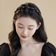 Chimera (CHIMERA) non-slip braided hair artifact hair hoop broken hair toothed headband hair accessories female high-end hairpin girl birthday gift