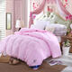 羽丝绒被子加厚冬被8斤春秋被防羽绒被子单人被双人被芯 公主粉 200*230*12斤