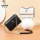 Woodpecker (TUCANO) bag women's leather shoulder bag fashion chain crossbody small square women's bag light luxury birthday 520 Valentine's Day gift for girlfriend, wife, Mother's Day gift, practical gift for mom