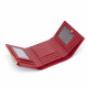 Maseranti Women's Wallet Short Fashion Printed Wallet Multiple Card Slots Large Capacity Coin Purse K1618B Red