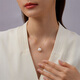 Queen of Pearls 11-12mm Freshwater Pearl Pendant Necklace Fashion Commuting Style Birthday Gift for Women
