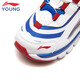 Li Ning children's shoes, children's sports shoes, boys and girls, Aurora shock-absorbing infant casual shoes 30YKNU090-57