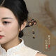Phoenix Nirvana hairpin, new Chinese style sandalwood hairpin, ancient style tassel step shake hairpin, high-end hair accessories, national style headwear, birthday gift for women
