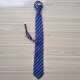 OMAX men's drawstring tie 6 cm Korean style casual small tie striped business trend solid color lazy easy-to-pull zipper tie unisex gift box drawstring navy blue single piece-803