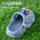 Miaoyoutong's new summer EVA parent-child non-slip cartoon children's clog shoes and slippers for girls at home indoor and outdoor boys' sandals PW4085 Paw Patrol/Blue Single Layer EVA 17 (24-25 yards) Inner length 17cm