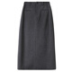 Shandubila winter temperament commuter skirt with slit hem straight skirt modern slimming mid-length skirt