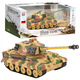 Witten Gran carga remota de control remoto Battle Tiger Tank Toy Vehículo blindado Modelo de juguete Modelo de juguete Regalo Camuflaje Color