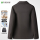 Shanshan wool double-sided woolen jacket men's removable goose down liner thickened business casual lapel jacket men's work wear
