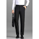 Suit trousers for men in autumn, thin, professional formal wear, slim fit, anti-wrinkle, no ironing, straight-leg suit trousers, light luxury casual trousers, black 31 (115Jin Jin is equal to about 0.5kg)