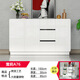 Qiuke sideboard modern minimalist tea cabinet multi-functional paint storage cabinet cream style cupboard kitchen wine cabinet living room