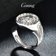 GsunG Platinum Ring Men's PT950 Yellow God of Wealth Live Ring Atmospheric Platinum Men's Ring Opening Order Priced by Gram Contact before bidding