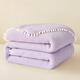 Luolai Home Textile Blanket Thick Flannel Blanket Office Home Nap Air Conditioning Blanket Class A Super Soft Marshmallow Dodo Fleece Blanket Purple 180*200cm