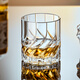 Circle joy glass whiskey glass, thickened European spirit glass, foreign wine glass, household beer glass, single pack