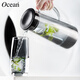 Ouxin imported from Thailand glass cold kettle water cup set household light luxury gray high temperature resistant cup holder