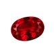 Oval ruby ​​RUBY natural gemstone pink fused loose stone ring pendant dual-purpose Burmese pigeon blood red colored gemstone oval/egg shape (3X5mm)