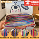 Haiyi Duo Children's Children's Colorful Braided Hair Colored Rope Trendy Dirty Braids Colorful Ethnic Style Hip-Hop Street Dance Braided Hair Ribbon on Children's Children's Day Festival Stage Braided Colored Hair Colored Rope Main Pattern 100