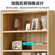 Coolin bookshelf floor-standing simple bookcase simple multi-layer storage rack living room bedroom storage cabinet 6-layer wood color