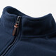 JEEP SPIRITJEEP Jeep Autumn Jacket Men's Spring and Autumn Outdoor Leisure Loose Large Size Fleece Cardigan Sweater Plus Fleece Outer Dark Blue 9901 XXL