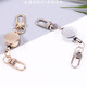 
Kafus Small 2.0 All Metal Retractable Cuff Two-End Double Cuff Easy-Tight Cuff Zinc Alloy Easy-Tight Card Cuff Cuff Cuff Cuff Card Extension Cuff Double Keychain Accessories Customizable Drop Shape 9922 Gold Retractable Cuff + Smiley 1