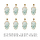 Luoliya Gao Bingpiaohua-Jade K gold inlaid leaf pendant gold inlaid jade gold branch jade leaf jade pendant for women to give to my wife