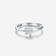 Saturday Fortune PT950 Fashionable Platinum Ring Women's Love Birthday Gift PT013140 No. 12 About 2.92g