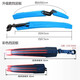 Bicycle fenders, universal mountain bike front and rear rain shields, mud removal and mud tile bicycle mountain bike accessories, ordinary black