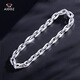 Aido Diamond Platinum Bracelet Men's pt950 Platinum Mechanical Style Bracelet Men's Fashionable Thick and High-end Feeling Jewelry Weight 22.46g Length 17cm Thick About 6mm