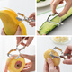 Frost Mountain Stainless Steel Peeling Knife Zigzag Fruit Peeling Knife Multifunctional Potato Peeler Fruit Planer Peeling Knife Serrated Blade Length 13cm* Width 7.5cm