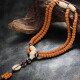 Shi Yue Jewelry Five-petal Rudraksha Bodhi Seeds 108 Bracelet Plate Wenwan Prayer Beads Necklace for Men and Women 10x8mm