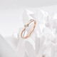 Trendy Acer to Simple Intertwined 18K Gold Diamond Ring Female Color Gold Diamond Ring Hand Accessories Birthday Gift No. 11