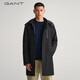 GANT甘特秋冬新款男士时尚休闲百搭中长款直筒连帽夹克棉服外套 5黑色 S