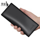 Kangaroo authentic men's wallet long leather leather multi -card multi -card money clip business men's large -capacity zipper soft fur thin style