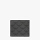 MCM HIMMEL Small wallet folding wallet card bag Dark gray [gift]