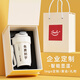 Tmirui保温咖啡杯企业礼品定制logo女高颜值便携车载刻字水杯纪念品杯子 优雅白（送手提礼袋）465ml