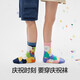 Jiao Nei 520C celebration theme children's socks soft breathable antibacterial socks for boys and girls holiday gift box 2 pairs for party - 2 pairs 5-7 years old (24-28)