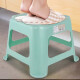 Camellia Stool Home Thickened Living Room Plastic Small Stool Fashion Creative Children's Baby Stool Low Stool Small Bench New Product Green