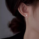 Qi Xiaomi 999 Pure Silver Ruyi Knot Tassel Ear Wire Women 2025 New Earrings Light Luxury Niche Earrings Earrings Women Ruyi Ear Wire Large Pair