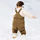 Mini Bala three-proof down pants, new autumn and winter pants for boys and girls, warm down overalls