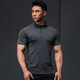 Lutie Dog Fitness Wear Short Sleeve Men's Stand Collar POLO Slim Fit Muscle Showing Quick Drying Breathable High Elasticity Coaching Wear T-Shirt Black XXXL