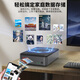 Zhixiaohui WITXIAOHUI Private Cloud A3 Quad-Core-NAS-Netzwerkspeicher Home Personal Cloud Festplattenschrank Server Fotoalbum Backup-Dateisynchronisierung Mobiltelefon Tablet-Erweiterung Einzelfestplatte Einstiegsklasse A3 Pro Schwarz 4+32G unterstützt 3,5-Zoll-Festplatte
