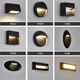Outdoor Treppe Wasserlampe Nacht Lampe Wandlampe Fuß Lampe Trittkino Stieflampe Erfassungs Ecklampe LED D693 173*80 mm 3W warmes Licht immer hell hell hell hell