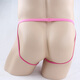 Sexy Unterwäsche für Männer u-motivierende Unterwäsche sexy transparentes Netz offener Schritt Männer Tang sexy Unterwäsche verführerische T-Pants Erwachsene Sexmaterial SM Masturbationshose Weiß Single Size